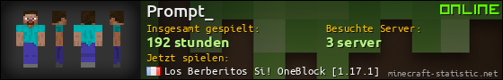 Benutzerleisten 560x90 für Prompt_