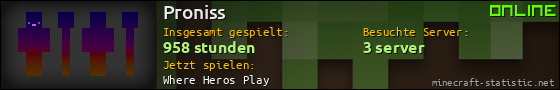 Benutzerleisten 560x90 für Proniss