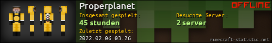 Benutzerleisten 560x90 für Properplanet