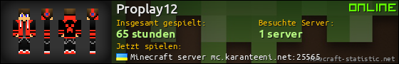 Benutzerleisten 560x90 für Proplay12