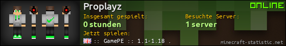 Benutzerleisten 560x90 für Proplayz