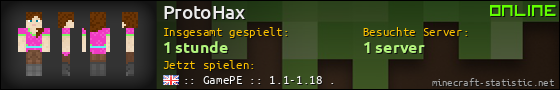 Benutzerleisten 560x90 für ProtoHax