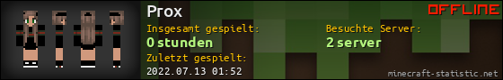 Benutzerleisten 560x90 für Prox