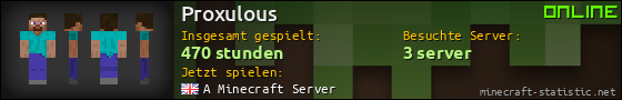 Benutzerleisten 560x90 für Proxulous