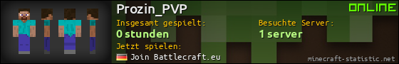 Benutzerleisten 560x90 für Prozin_PVP