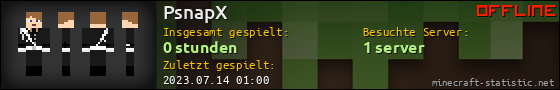 Benutzerleisten 560x90 für PsnapX