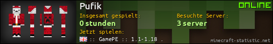 Benutzerleisten 560x90 für Pufik