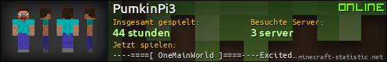 Benutzerleisten 560x90 für PumkinPi3