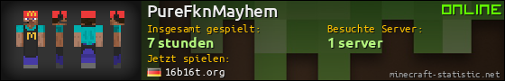 Benutzerleisten 560x90 für PureFknMayhem