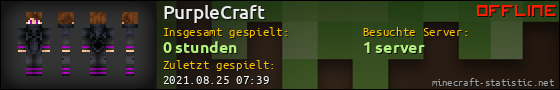 Benutzerleisten 560x90 für PurpleCraft