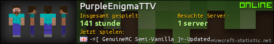 Benutzerleisten 560x90 für PurpleEnigmaTTV