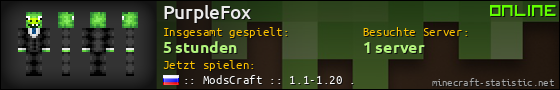 Benutzerleisten 560x90 für PurpleFox