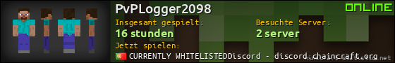 Benutzerleisten 560x90 für PvPLogger2098