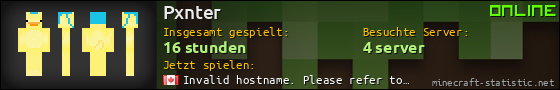 Benutzerleisten 560x90 für Pxnter