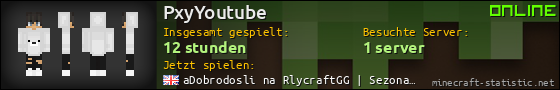 Benutzerleisten 560x90 für PxyYoutube