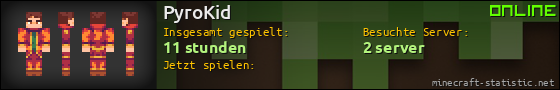 Benutzerleisten 560x90 für PyroKid