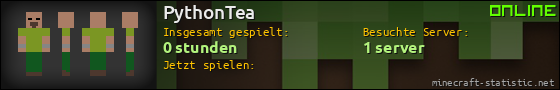 Benutzerleisten 560x90 für PythonTea