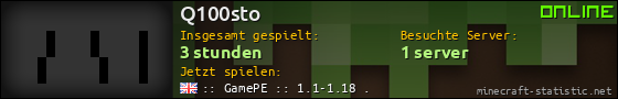 Benutzerleisten 560x90 für Q100sto