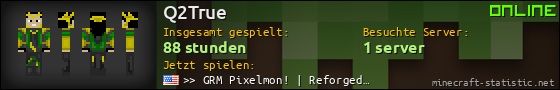 Benutzerleisten 560x90 für Q2True