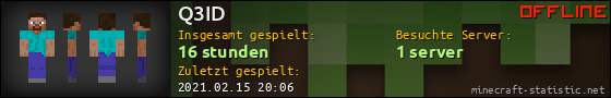 Benutzerleisten 560x90 für Q3ID