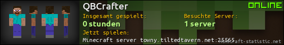 Benutzerleisten 560x90 für QBCrafter