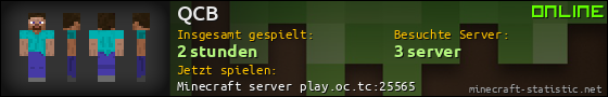 Benutzerleisten 560x90 für QCB