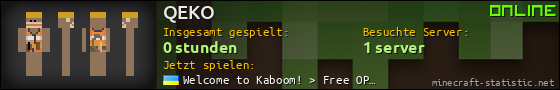 Benutzerleisten 560x90 für QEKO