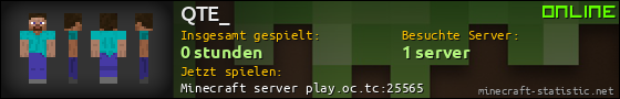 Benutzerleisten 560x90 für QTE_