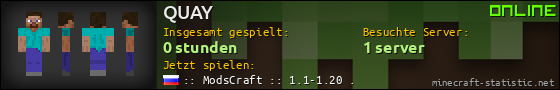 Benutzerleisten 560x90 für QUAY