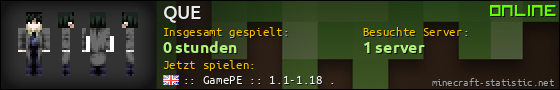 Benutzerleisten 560x90 für QUE