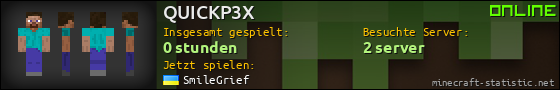 Benutzerleisten 560x90 für QUICKP3X