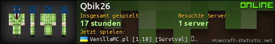 Benutzerleisten 560x90 für Qbik26