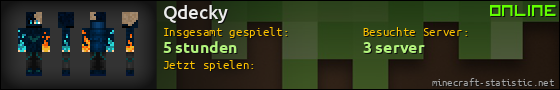 Benutzerleisten 560x90 für Qdecky