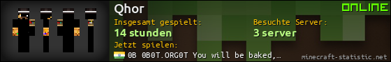 Benutzerleisten 560x90 für Qhor