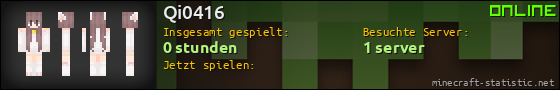 Benutzerleisten 560x90 für Qi0416