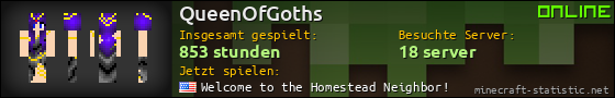 Benutzerleisten 560x90 für QueenOfGoths