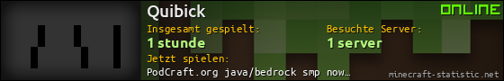 Benutzerleisten 560x90 für Quibick