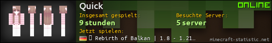 Benutzerleisten 560x90 für Quick