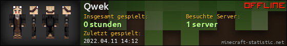 Benutzerleisten 560x90 für Qwek
