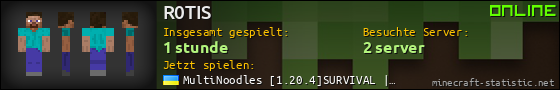 Benutzerleisten 560x90 für R0TIS