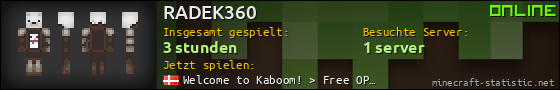 Benutzerleisten 560x90 für RADEK360