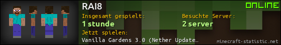 Benutzerleisten 560x90 für RAI8