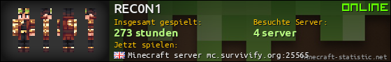 Benutzerleisten 560x90 für REC0N1