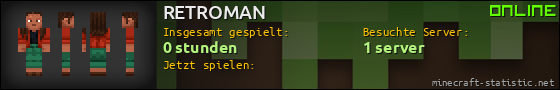 Benutzerleisten 560x90 für RETROMAN