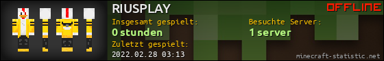 Benutzerleisten 560x90 für RIUSPLAY