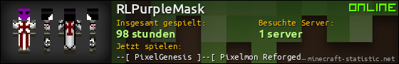 Benutzerleisten 560x90 für RLPurpleMask