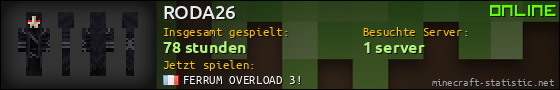 Benutzerleisten 560x90 für RODA26