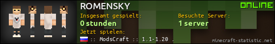 Benutzerleisten 560x90 für ROMENSKY
