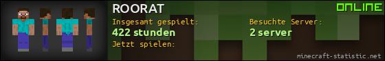 Benutzerleisten 560x90 für ROORAT