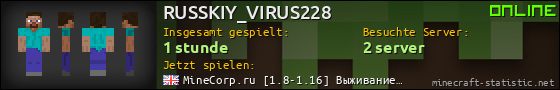 Benutzerleisten 560x90 für RUSSKIY_VIRUS228